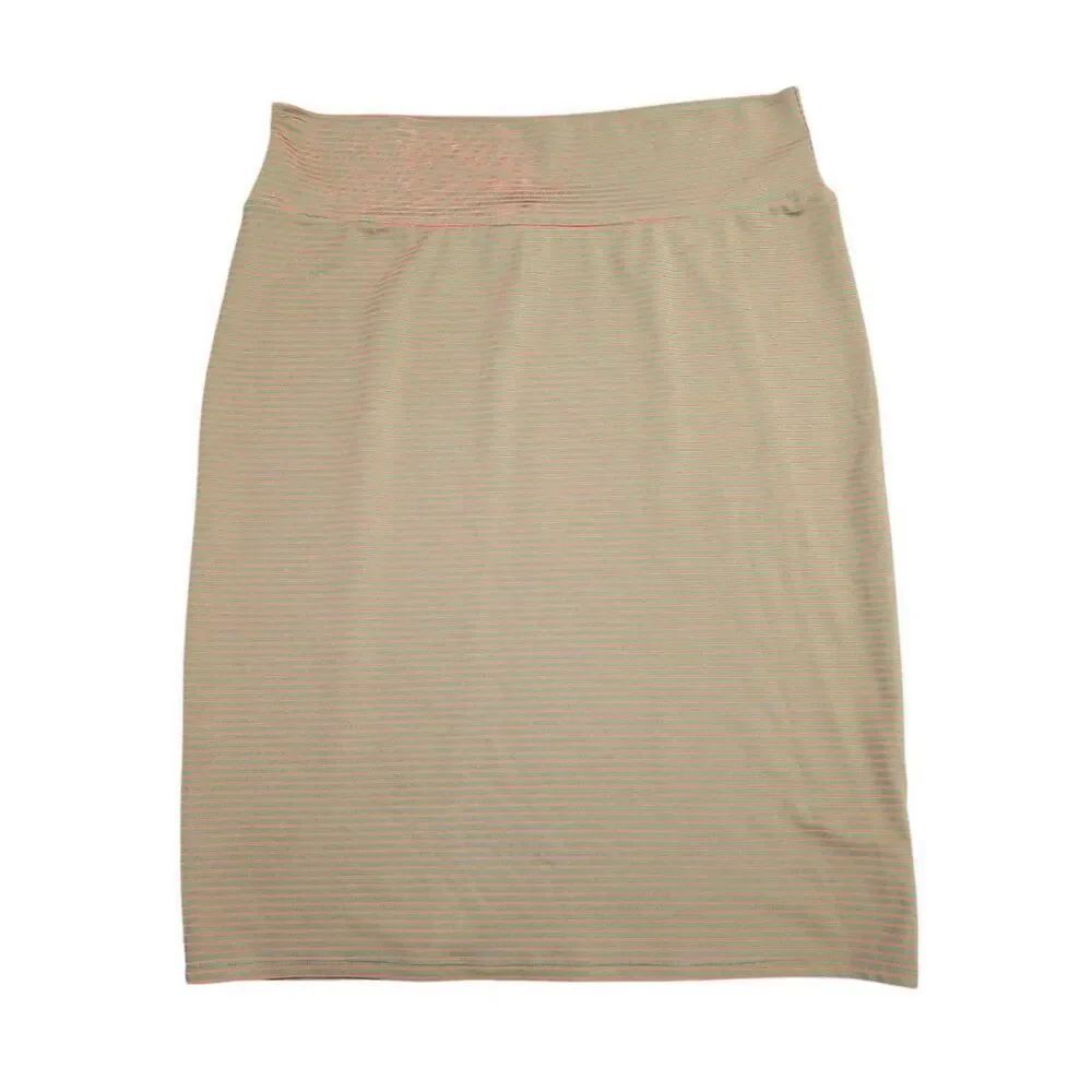 Lularoe Stripped Pencil Skirt Adjustable Waistband Women's XS